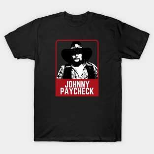 Johnny paycheck ~~~ 70s retro T-Shirt